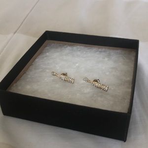 Champagne bottle earrings